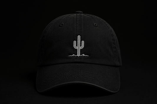 Arizona Built Dad Hat - Thorn & HornHat* Stealth Black* Stealth Black