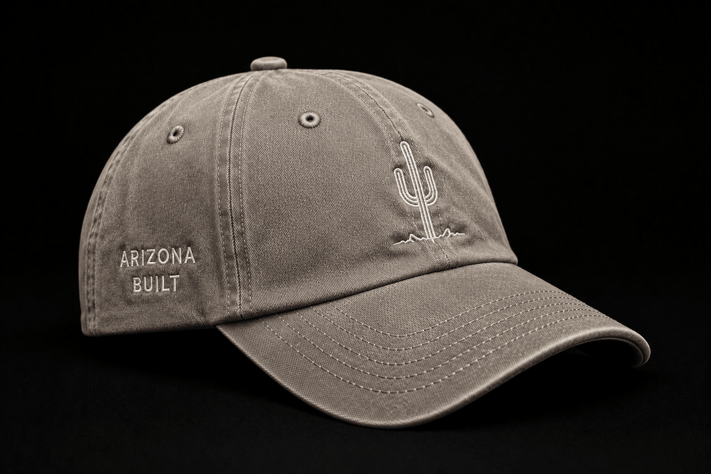 Arizona Built Dad Hat - Thorn & HornHat* Stone* Stone