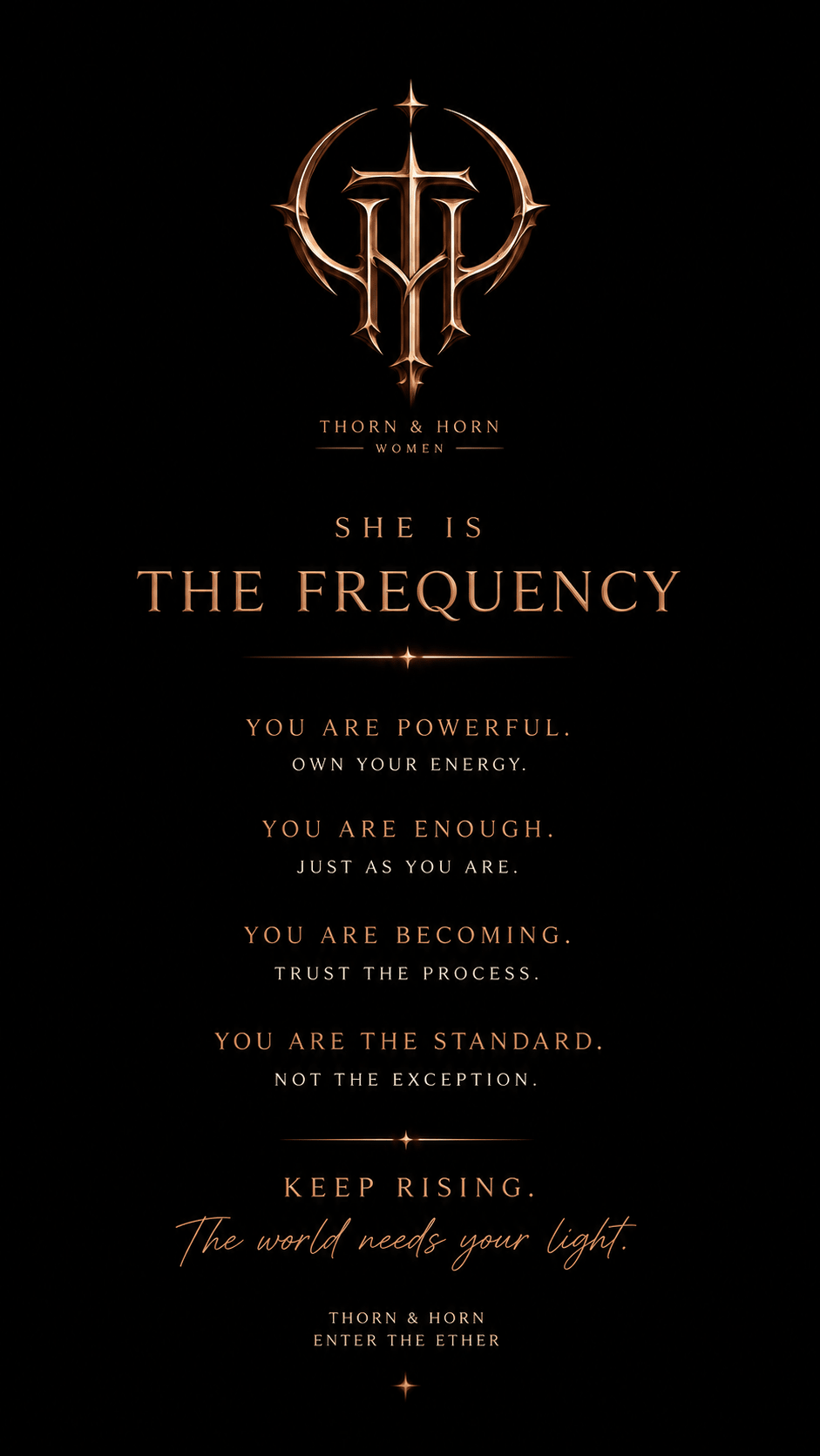 SHE IS THE FREQUENCY TEE - Thorn & HornWomen’s T-ShirtSmallSmall