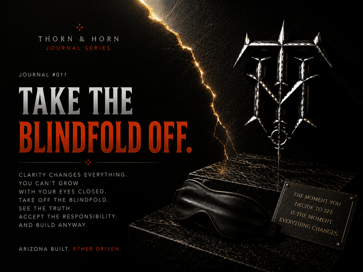 Journal #011: Take the Blindfold Off - Thorn & Horn