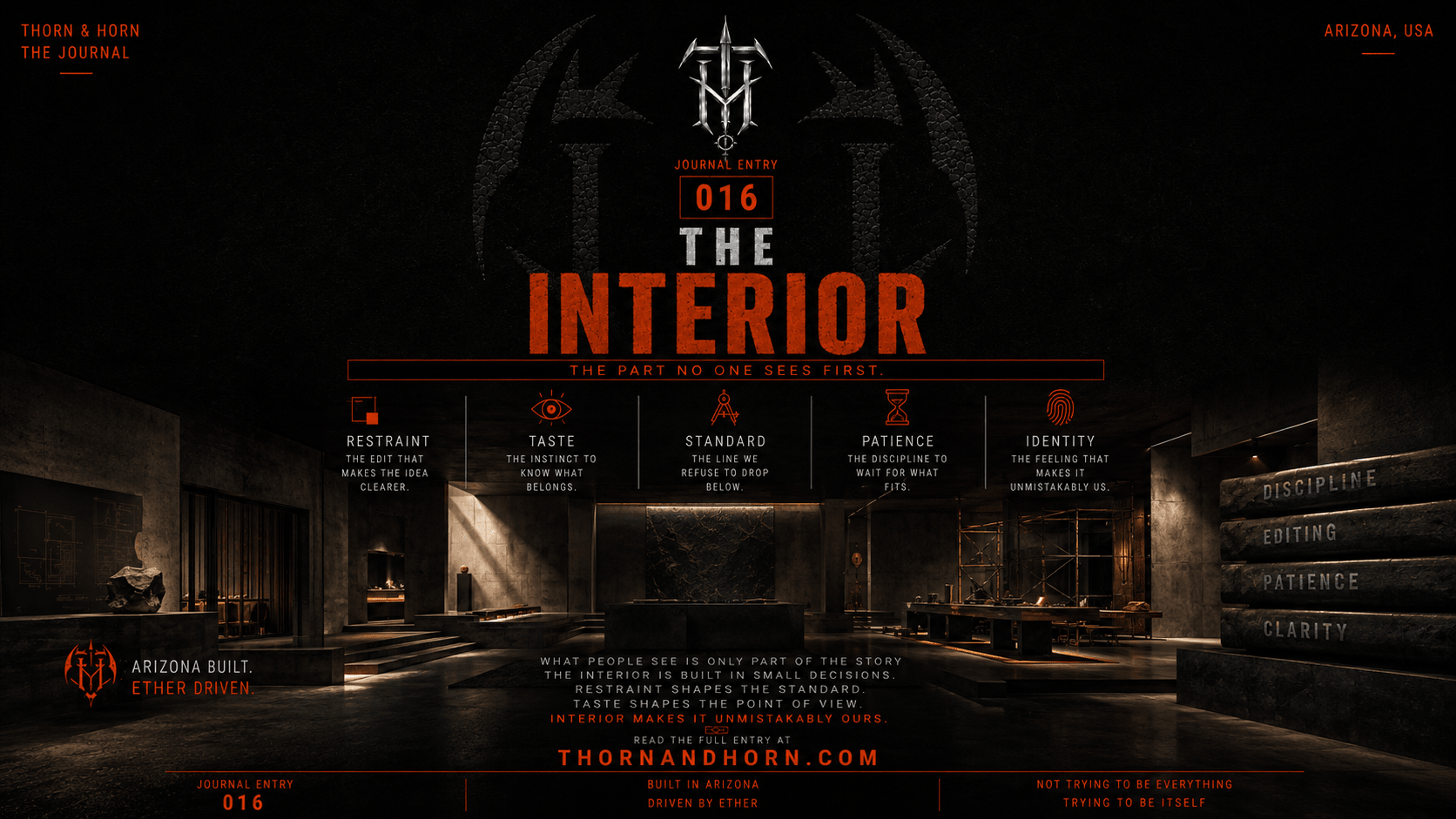 THE INTERIOR - Thorn & Horn
