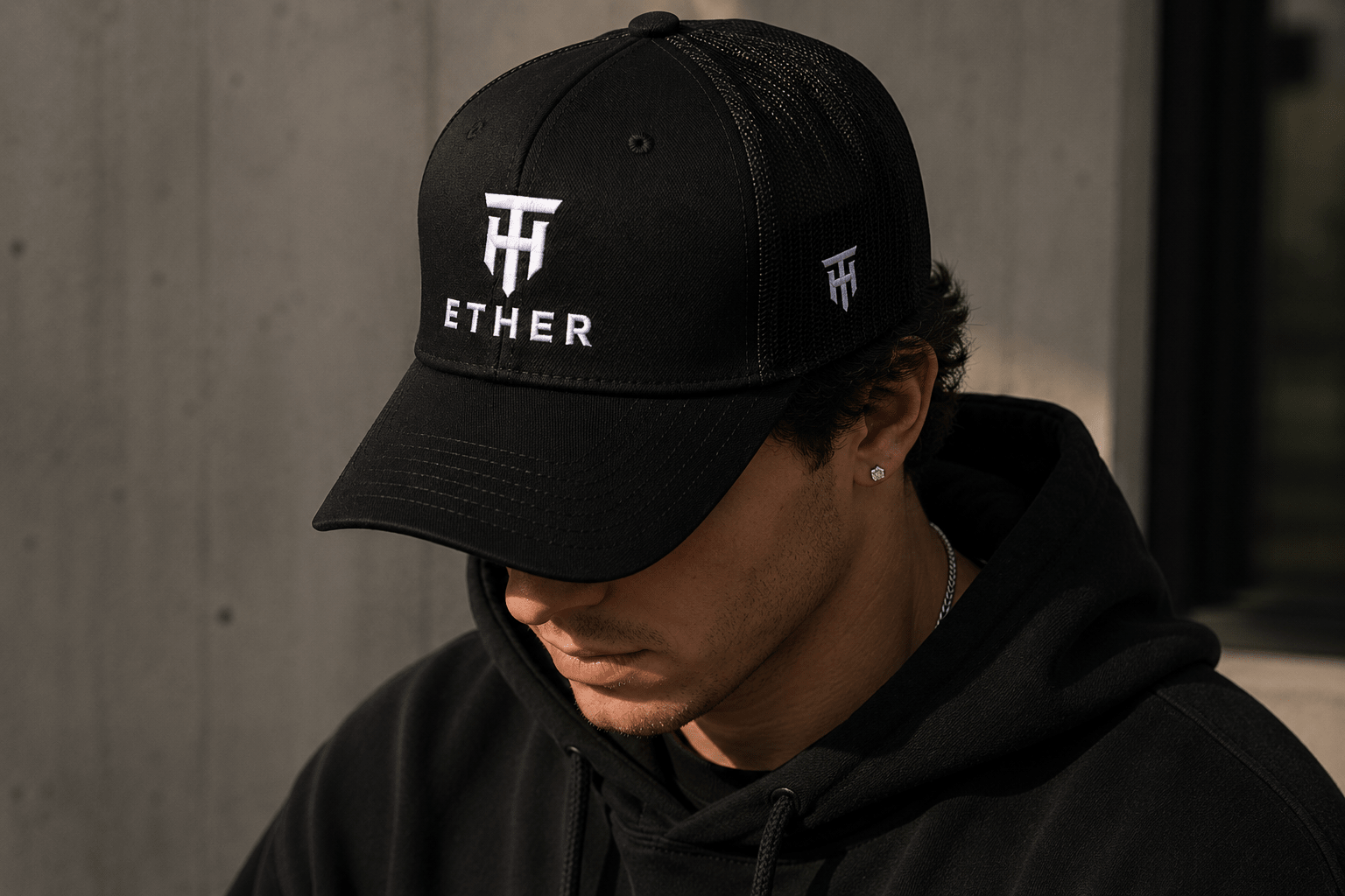 ETHER // FOAM TRUCKER - Thorn & HornBlackBlack8531675_15904