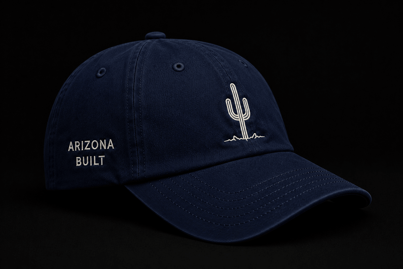 Arizona Built Dad Hat - Thorn & HornHat* Midnight Navy* Midnight Navy