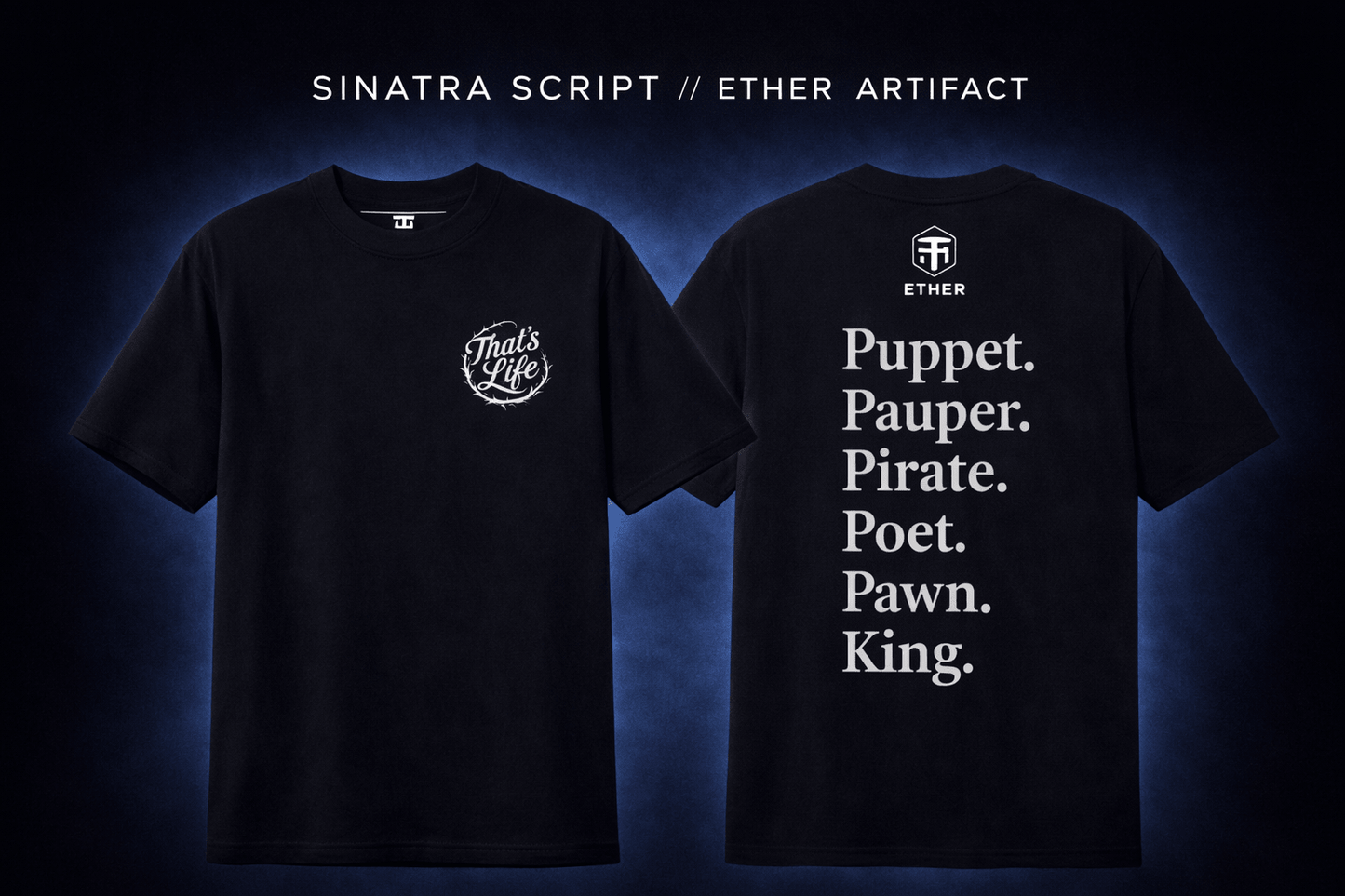 ETHER NO. 5: SINATRA SCRIPT - "THAT'S LIFE" EDITION - Thorn & HornSS3964216_12756