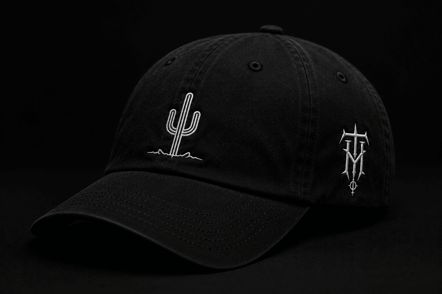 Arizona Built Dad Hat - Thorn & HornHat* Stealth Black* Stealth Black