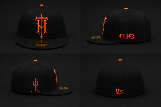 Black Saguaro Fitted