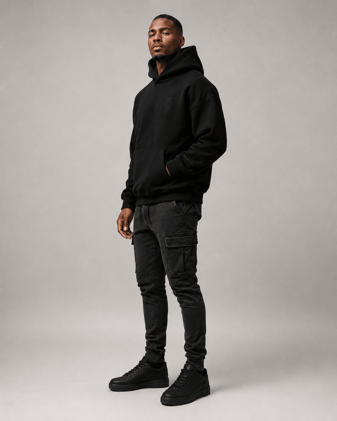 THE FOUNDATION HOODIE - Thorn & HornHeavyweight HoodieSmallSmallTH-FND-HDY-BLK-S