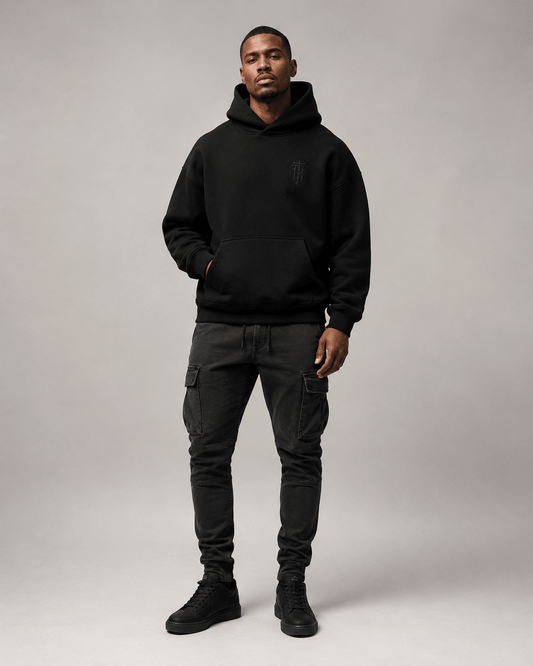 THE FOUNDATION HOODIE - Thorn & HornHeavyweight HoodieSmallSmallTH-FND-HDY-BLK-S