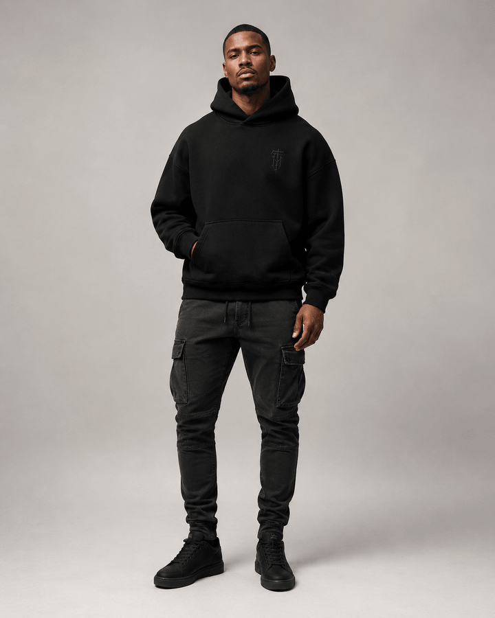 THE FOUNDATION HOODIE - Thorn & HornHeavyweight HoodieSmallSmallTH-FND-HDY-BLK-S