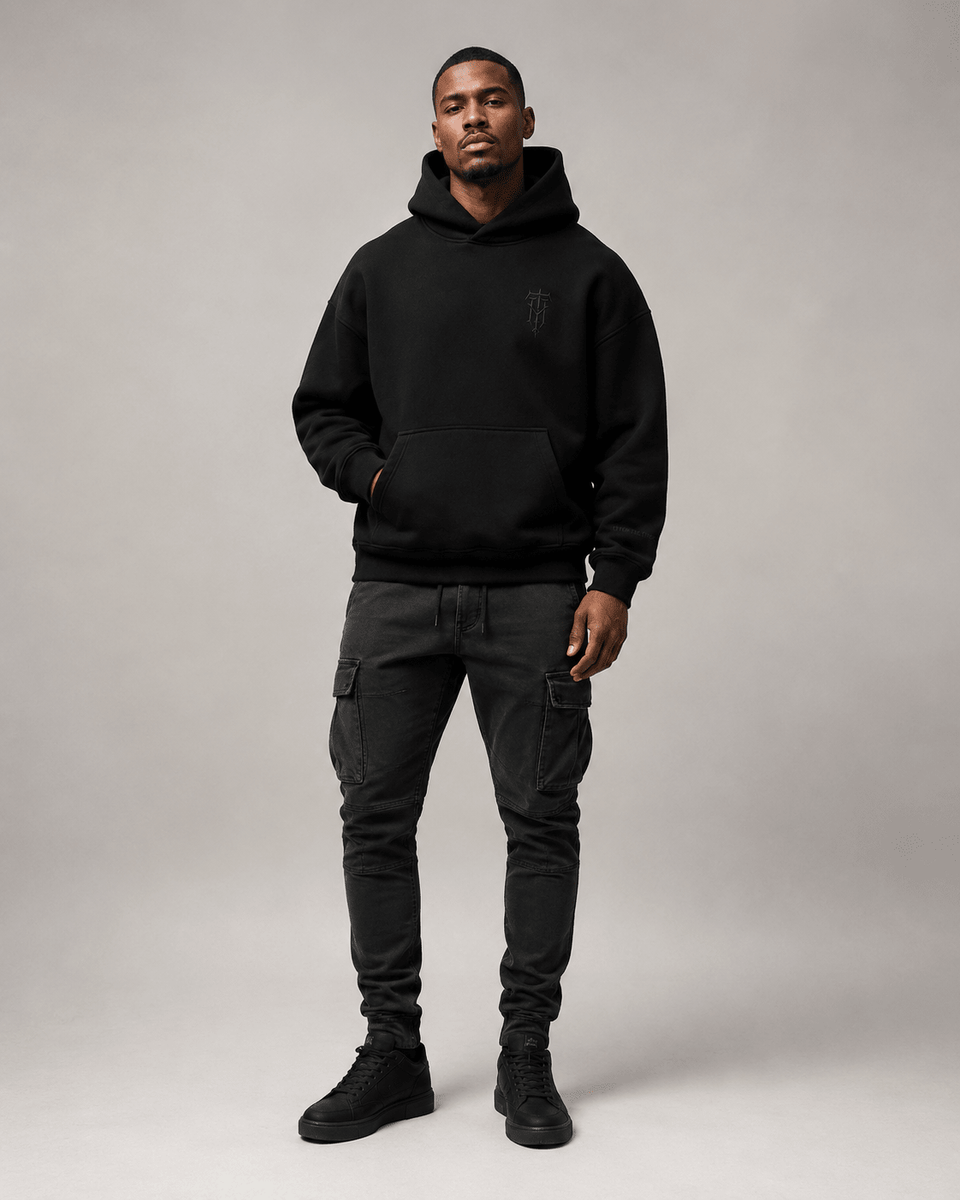 THE FOUNDATION HOODIE - Thorn & HornHeavyweight HoodieSmallSmallTH-FND-HDY-BLK-S