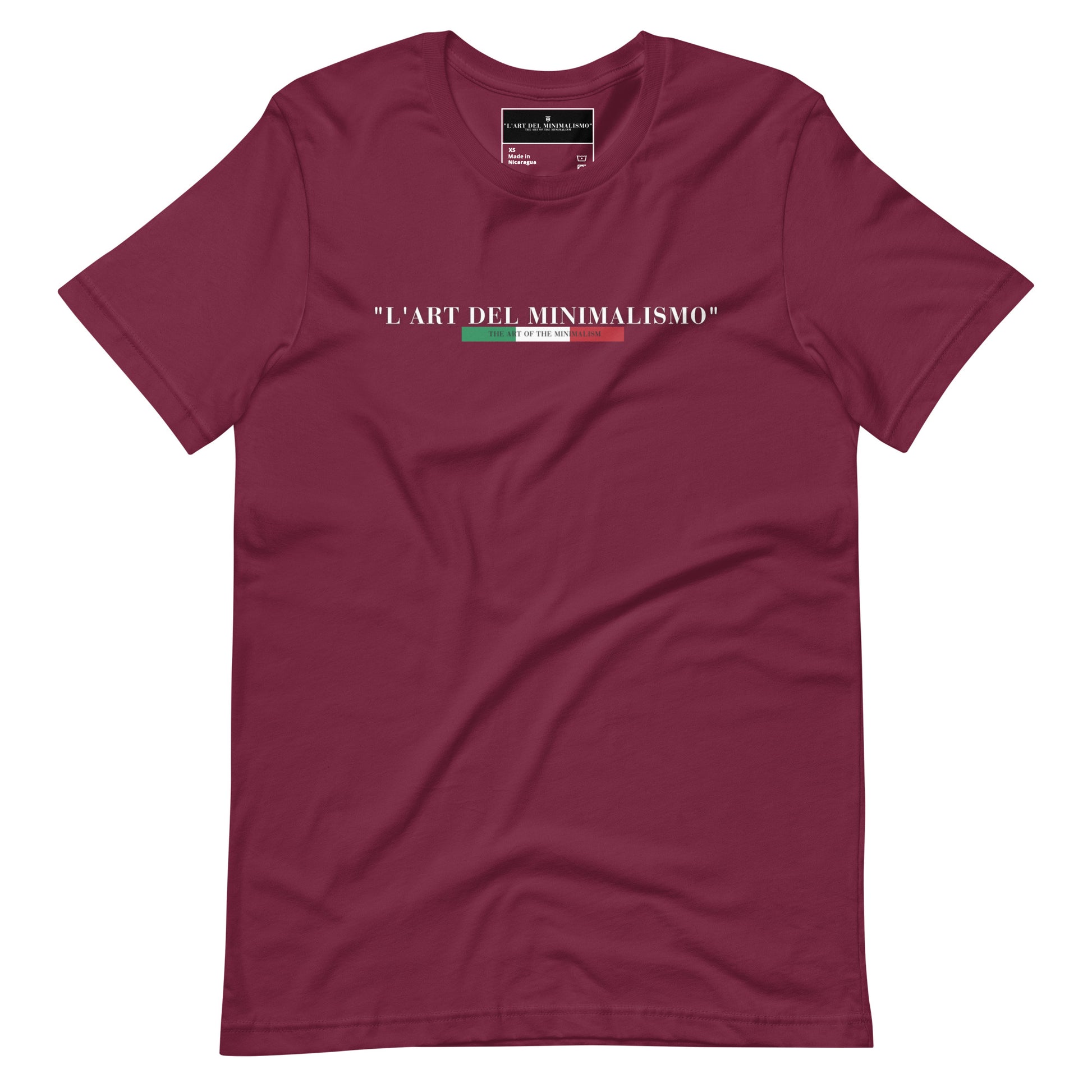 "The Art Of The Minimalism" - Thorn & HornMen's T - ShrtMaroonMaroonS3698576_4106