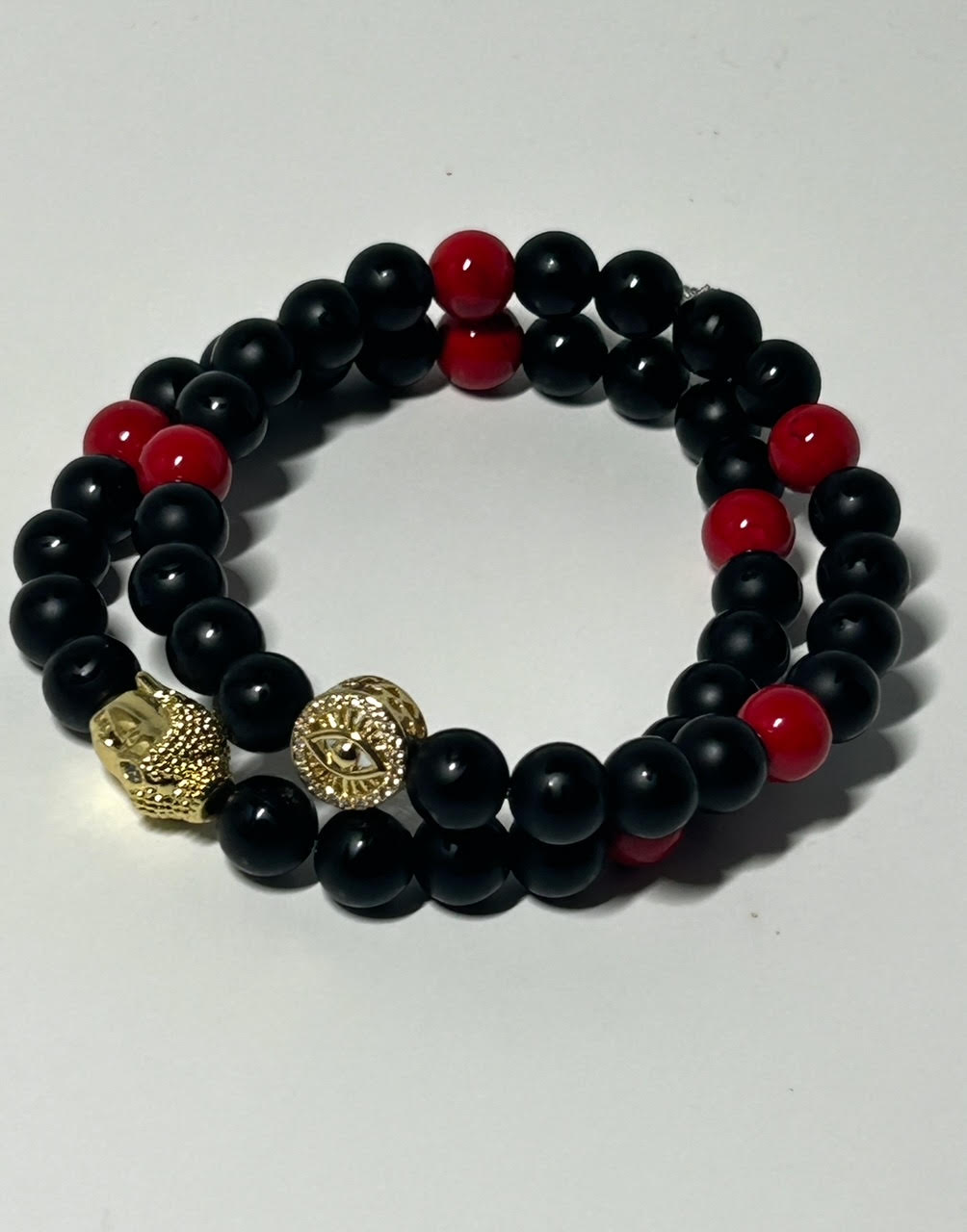 “Obsidian Reign” - Bracelet - Thorn & Horn